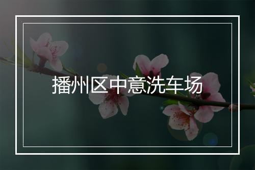 播州区中意洗车场