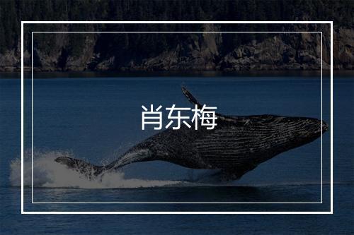 肖东梅