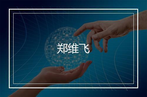 郑维飞