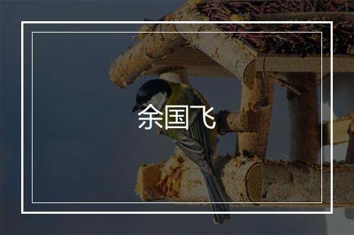 余国飞