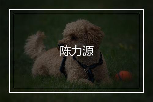 陈力源