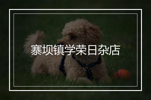 寨坝镇学荣日杂店
