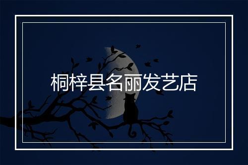 桐梓县名丽发艺店