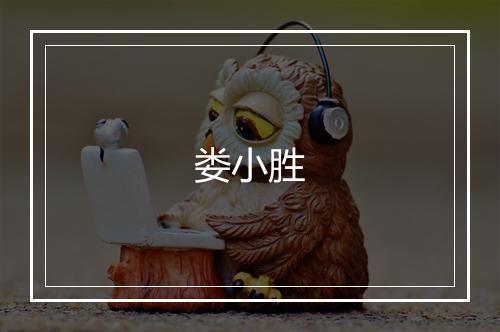 娄小胜