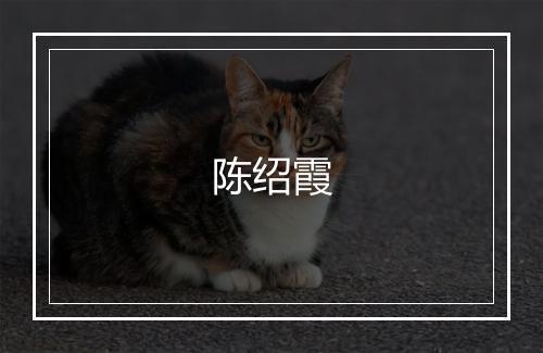 陈绍霞