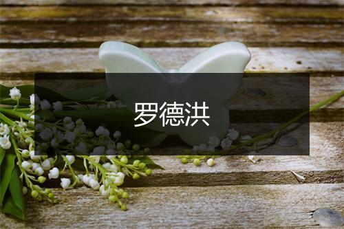 罗德洪