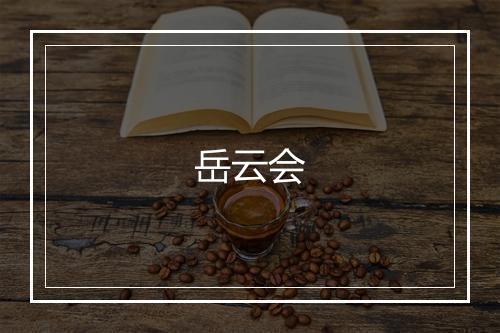 岳云会