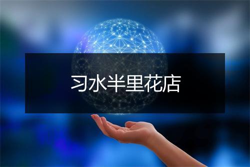 习水半里花店
