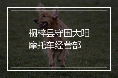 桐梓县守国大阳摩托车经营部