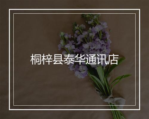 桐梓县泰华通讯店