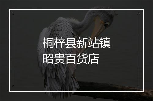 桐梓县新站镇昭贵百货店