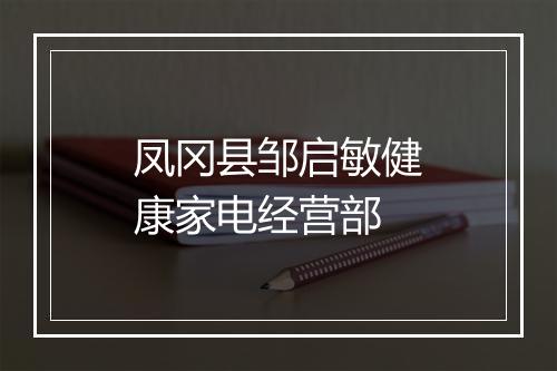 凤冈县邹启敏健康家电经营部