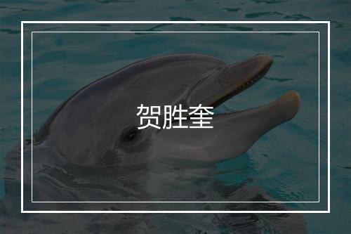 贺胜奎
