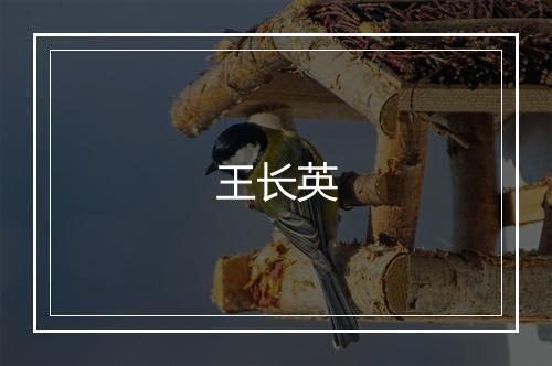 王长英