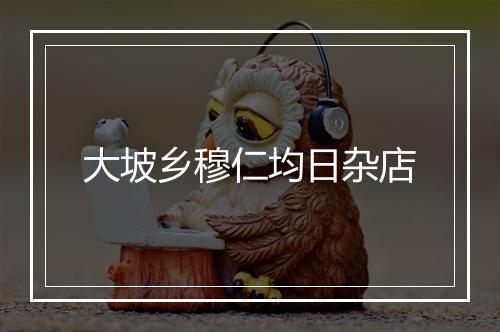 大坡乡穆仁均日杂店
