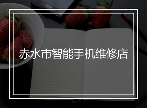 赤水市智能手机维修店