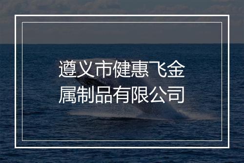 遵义市健惠飞金属制品有限公司