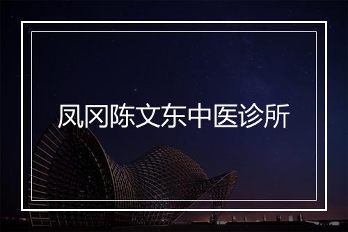 凤冈陈文东中医诊所
