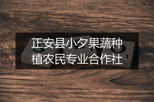 正安县小夕果蔬种植农民专业合作社