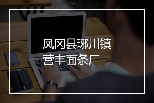 凤冈县琊川镇营丰面条厂