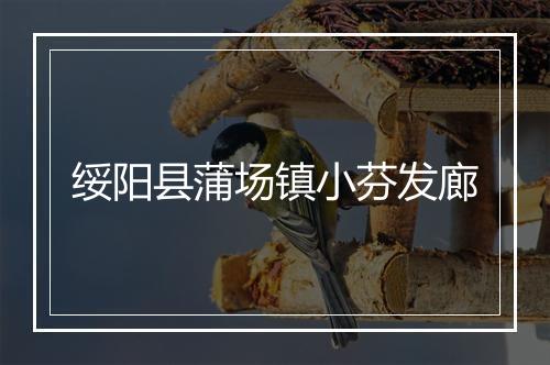 绥阳县蒲场镇小芬发廊