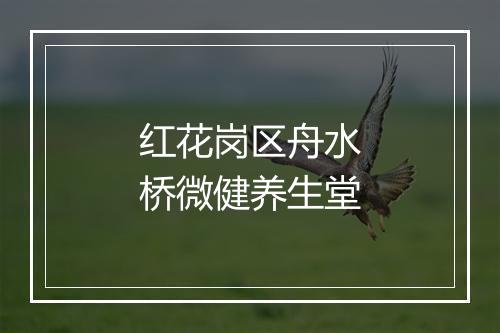 红花岗区舟水桥微健养生堂