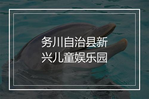 务川自治县新兴儿童娱乐园