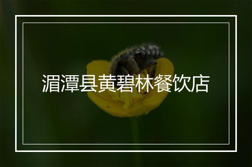 湄潭县黄碧林餐饮店