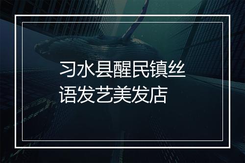 习水县醒民镇丝语发艺美发店