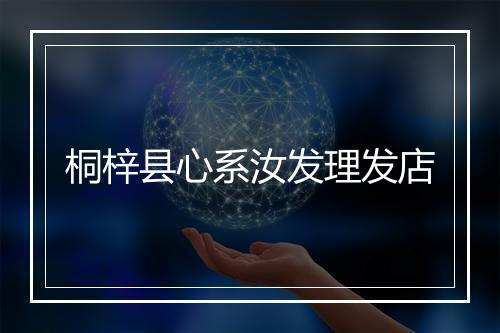 桐梓县心系汝发理发店