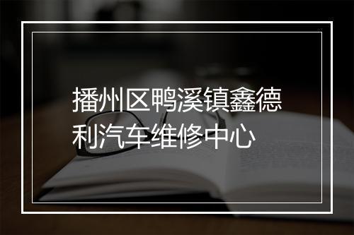播州区鸭溪镇鑫德利汽车维修中心
