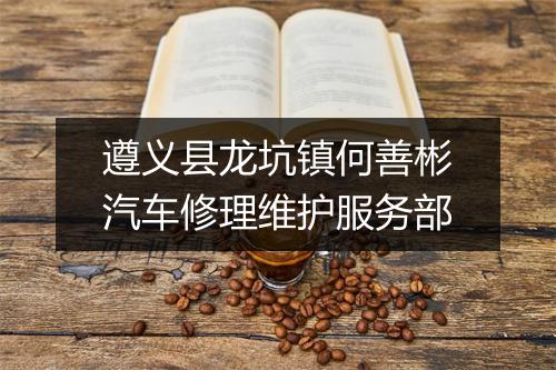遵义县龙坑镇何善彬汽车修理维护服务部