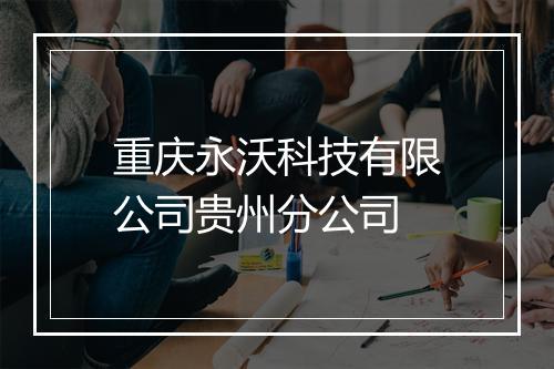 重庆永沃科技有限公司贵州分公司