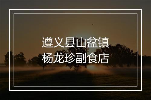 遵义县山盆镇杨龙珍副食店