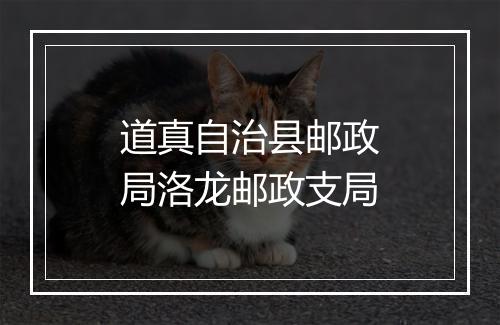 道真自治县邮政局洛龙邮政支局