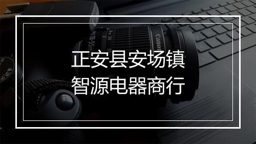 正安县安场镇智源电器商行