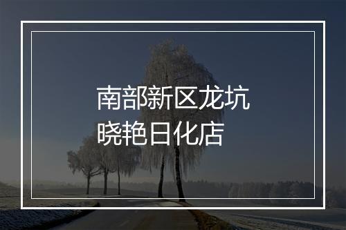 南部新区龙坑晓艳日化店