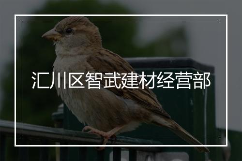 汇川区智武建材经营部