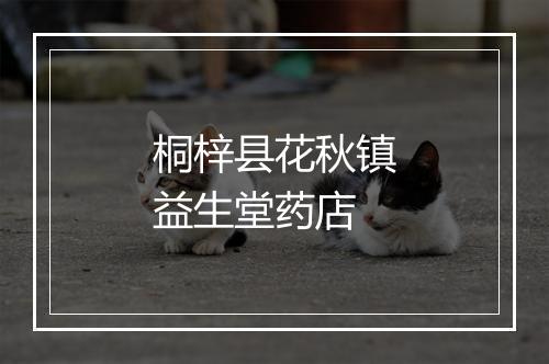 桐梓县花秋镇益生堂药店