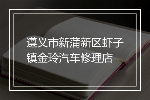 遵义市新蒲新区虾子镇金玲汽车修理店