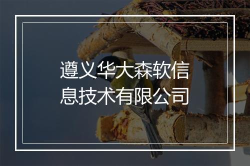 遵义华大森软信息技术有限公司