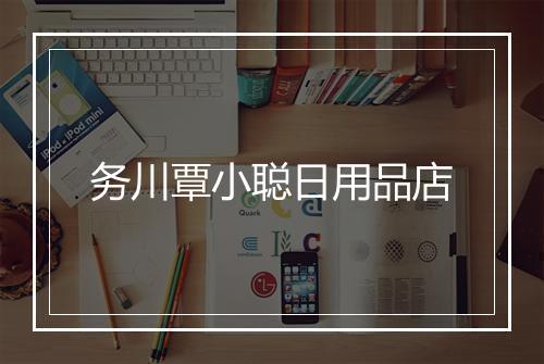 务川覃小聪日用品店