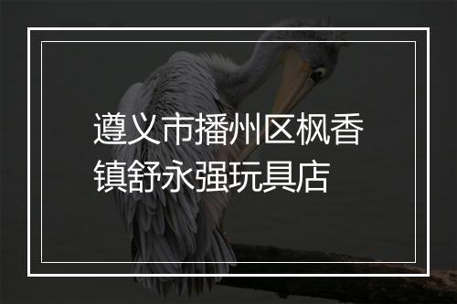 遵义市播州区枫香镇舒永强玩具店