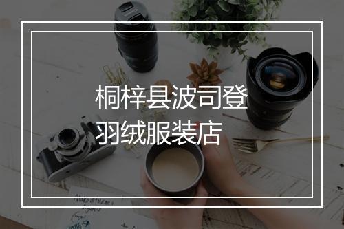桐梓县波司登羽绒服装店