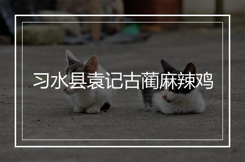 习水县袁记古蔺麻辣鸡