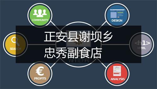 正安县谢坝乡忠秀副食店