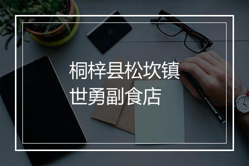 桐梓县松坎镇世勇副食店