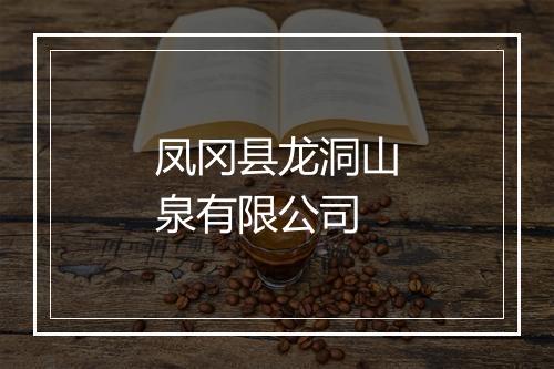 凤冈县龙洞山泉有限公司