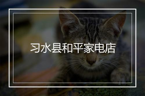 习水县和平家电店
