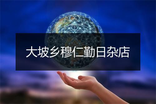 大坡乡穆仁勤日杂店